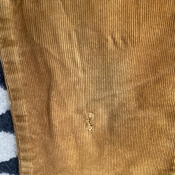 Patagonia Organic Cotton Corduroy Pants Mustard Tan Women's Size 27 - Picture 4 of 13